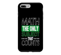 Custodia per iPhone 7 Plus/8 Plus Matematica Solo soggetto che conta matematica insegnante matematica divertente matematica