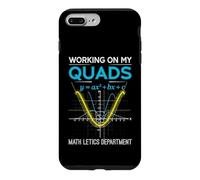 Custodia per iPhone 7 Plus/8 Plus Mathletics Working On My Quads Algebra Algebra Math Teacher
