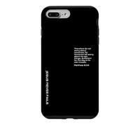 Custodia per iPhone 7 Plus/8 Plus Matteo 6:34, JNF, Non preoccuparti per il domani, Christian