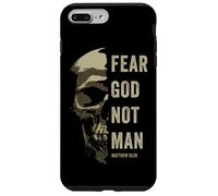 Custodia per iPhone 7 Plus/8 Plus Matthew 10:2 Fear God Not Man - Christian Faith Bible Gospel
