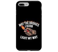 Custodia per iPhone 7 Plus/8 Plus May The Bridges I Burn Light My Way Funny Goth Gothic Games