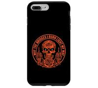Custodia per iPhone 7 Plus/8 Plus May The Bridges I Burn Light My Way Funny Goth Gothic Skull