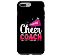 Custodia per iPhone 7 Plus/8 Plus Megafono da donna Cheer Coach con design invecchiato