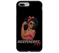 Custodia per iPhone 7 Plus/8 Plus Melanina Afrocentrica Ragazza Pin Up Nera AF Indipendente