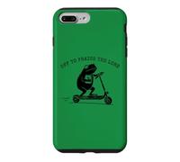 Custodia per iPhone 7 Plus/8 Plus Meme cristiano per lodare il monopattino Lord Frog