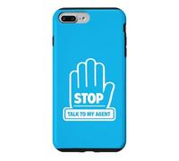 Custodia per iPhone 7 Plus/8 Plus Meme umoristico STOP Talk To My Agent AI Software Engineers
