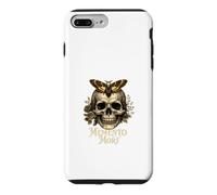 Custodia per iPhone 7 Plus/8 Plus Memento Mori Teschio Latino Stoico Scuro Academia Art
