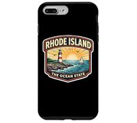Custodia per iPhone 7 Plus/8 Plus Memorabilia dei visitatori del Rhode Island The Ocean State Souvenir