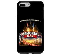 Custodia per iPhone 7 Plus/8 Plus Memorial Day in onore di tutti coloro che hanno servito gli Stati Uniti patri