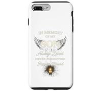 Custodia per iPhone 7 Plus/8 Plus Memory of My Son Always Loved Never Forgotten Son Memorial