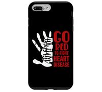 Custodia per iPhone 7 Plus/8 Plus Mese del cuore americano - Diventa rosso per la consapevolezza delle malattie cardiache