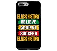 Custodia per iPhone 7 Plus/8 Plus Mese ispiratore della storia nera Credi raggiungere il successo