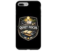 Custodia per iPhone 7 Plus/8 Plus Messa a fuoco tranquilla mentalità del lavoro profondo per vivere senza distrazioni