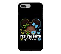 Custodia per iPhone 7 Plus/8 Plus Metà Lucian e Giamaicana St Lucia Giamaica Bandiera Bambini Ragazze