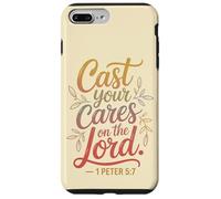 Custodia per iPhone 7 Plus/8 Plus Metti le tue preoccupazioni sul Signore 1 Pietro 5:7