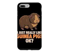 Custodia per iPhone 7 Plus/8 Plus Mi piacciono davvero le cavie Ok Cute Teddy Guinea Pig