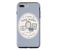 Custodia per iPhone 7 Plus/8 Plus Mi piacciono lunghe passeggiate attraverso negozi dell'usato divertente