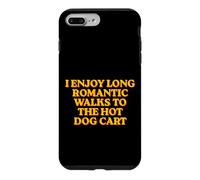 Custodia per iPhone 7 Plus/8 Plus Mi piace lunghe passeggiate romantiche al carrello degli hot dog cibo divertente