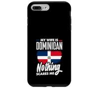 Custodia per iPhone 7 Plus/8 Plus Mia moglie è dominicana niente mi spaventa