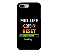 Custodia per iPhone 7 Plus/8 Plus Midlife Reset Barra di caricamento Divertente 40° compleanno