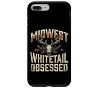 Custodia per iPhone 7 Plus/8 Plus Midwest Whitetail Deer Skull Buck Hunting Vintage