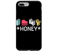 Custodia per iPhone 7 Plus/8 Plus Miele personalizzato Dog Name Honey Pet Lover