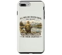Custodia per iPhone 7 Plus/8 Plus Migliori Uomini Pesca Negli Anni Ottanta Anni 80 Pescatore Nonno