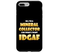 Custodia per iPhone 7 Plus/8 Plus Mineral Collector IDGAF Rare Earth Crystal Rock Collection