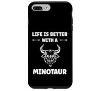 Custodia per iPhone 7 Plus/8 Plus Minimalist Monster Minotaur Greek mythology i'm a Minotaur