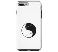 Custodia per iPhone 7 Plus/8 Plus Minimalist Yin Yang Cats Art Design
