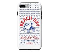 Custodia per iPhone 7 Plus/8 Plus Minions Beach Day Summer Vibes