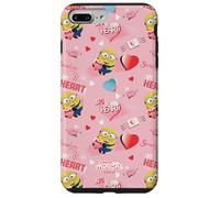 Custodia per iPhone 7 Plus/8 Plus Minions Big Heart All Over Print