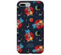 Custodia per iPhone 7 Plus/8 Plus Minions & Monsters Space Invasion
