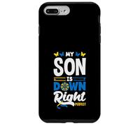 Custodia per iPhone 7 Plus/8 Plus Mio figlio è giù a destra consapevolezza della sindrome di Down Perfect Down