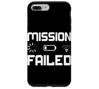 Custodia per iPhone 7 Plus/8 Plus Missione fallita batteria scarica Gamer Joke Console di gioco Umorismo