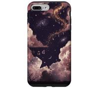Custodia per iPhone 7 Plus/8 Plus Mistico cielo notturno grafico Pozioni incantate e celesti