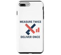 Custodia per iPhone 7 Plus/8 Plus Misura due volte - Consegna una volta | Idea regalo per la Giornata mondiale della qualità