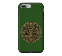 Custodia per iPhone 7 Plus/8 Plus Mitologia celtica dei boschi druidi della quercia sacra