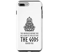 Custodia per iPhone 7 Plus/8 Plus Mitologia norrena motivazionale - Dio vichingo Odino - Paganesimo