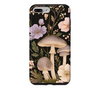 Custodia per iPhone 7 Plus/8 Plus Modello di fiori scuri e funghi velenosi