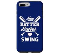 Custodia per iPhone 7 Plus/8 Plus Mom Baseball Batter Batter Swing Hey Game Day Baseball Lover