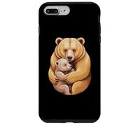 Custodia per iPhone 7 Plus/8 Plus Mom Bear Cub Funny Pregnant Loading Baby Mother