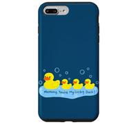 Custodia per iPhone 7 Plus/8 Plus Mommy You're My Lucky Duck Cute Rubber Ducky