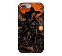 Custodia per iPhone 7 Plus/8 Plus Moon Café Harvest Racer Strega Vintage Halloween Moto