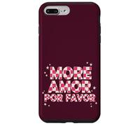 Custodia per iPhone 7 Plus/8 Plus More Amor Por Favor Romance Stars Motivo a scacchi