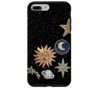 Custodia per iPhone 7 Plus/8 Plus Mosaico celeste di mezzanotte vintage Cosmic Sun Trendy Y2K