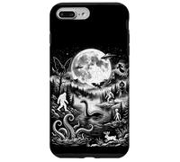 Custodia per iPhone 7 Plus/8 Plus Mostri leggendari sotto la luna Folklore Paranormale