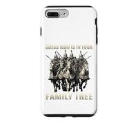 Custodia per iPhone 7 Plus/8 Plus Motivo umoristico del DNA di Gengis Khan Impero Mongolo