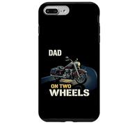 Custodia per iPhone 7 Plus/8 Plus Motocicletta Papa Rider Biker Dad Gift Due Ruote