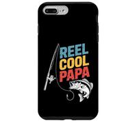 Custodia per iPhone 7 Plus/8 Plus Mulinello da pesca Cool Papa Fisherman Dad